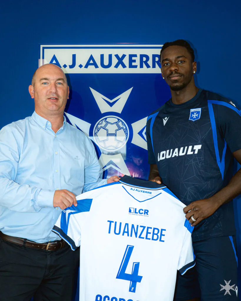 Axel Tuanzebe à Auxerre / Photo : AJA
